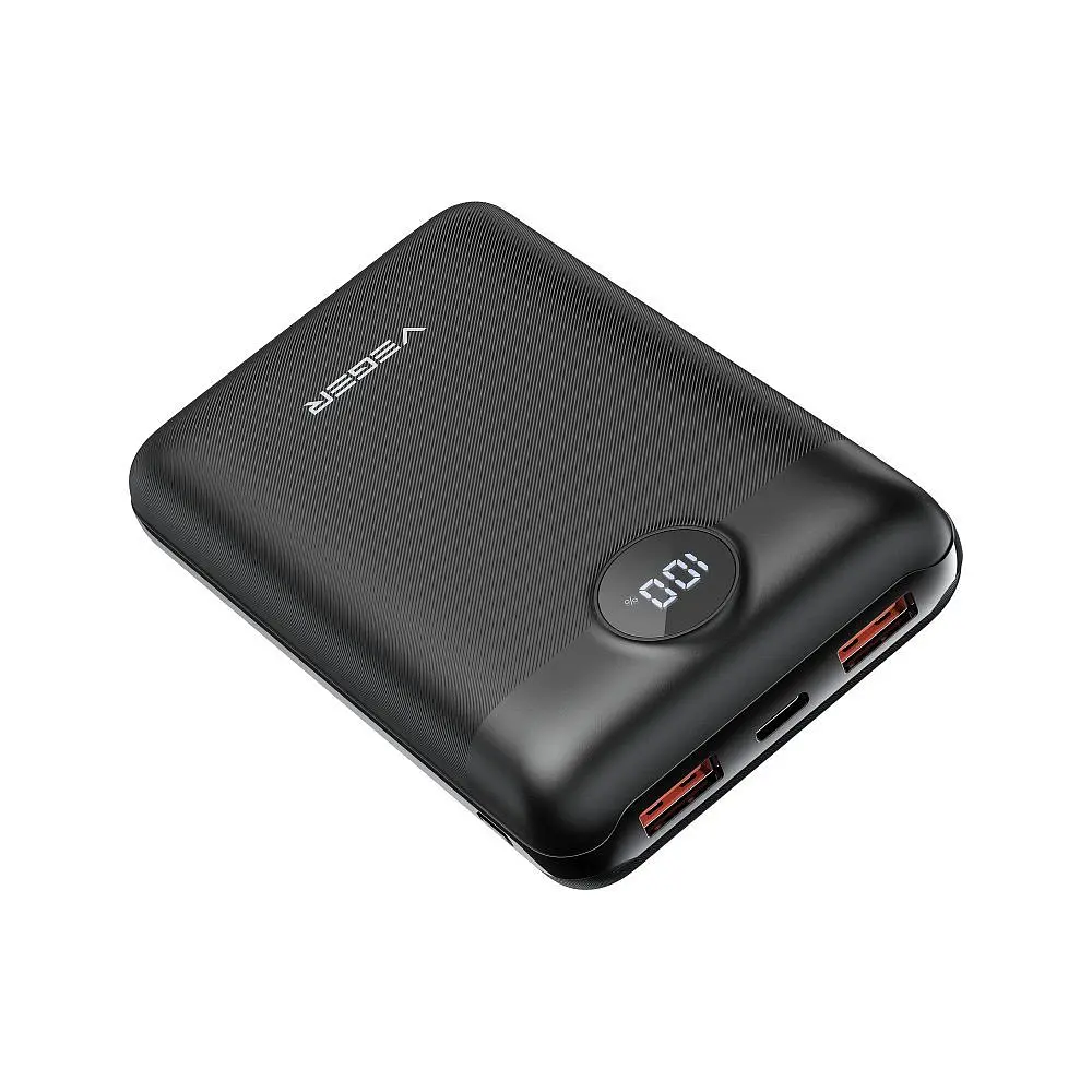 УМБ VEGER S20 Fast Charging Mini PD QC3.0 22,5W 20000mAh Black (W2053) (6970453554198) - фото 3