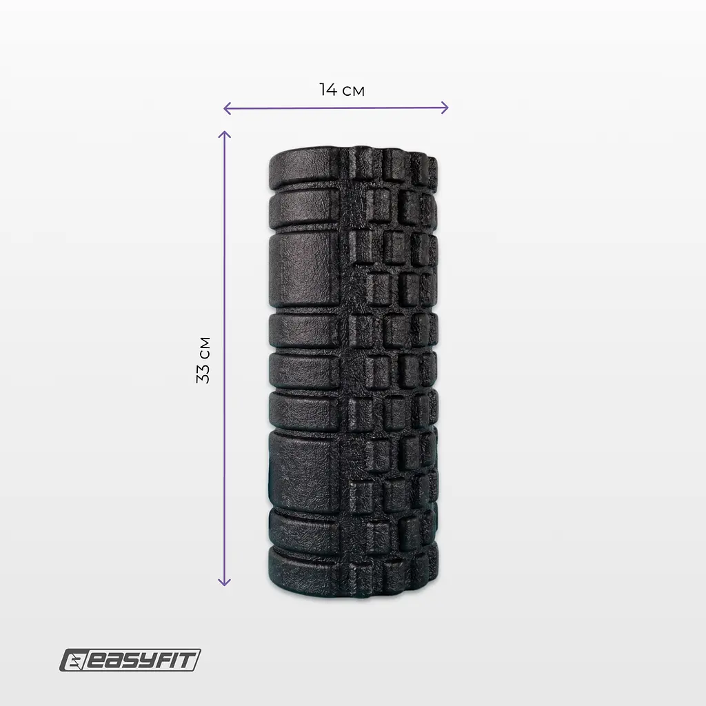 Масажний ролик EasyFit Grid Roller EPP 33 см - фото 4