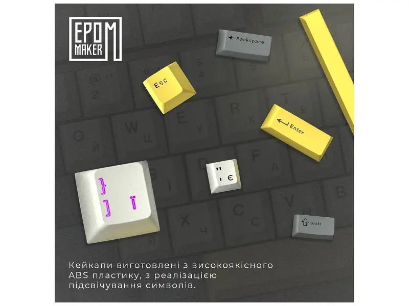 Клавіатура Epomaker Shadow-X White (SHX-W-M) - фото 7