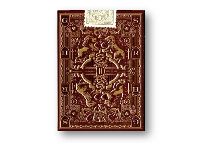 Карти гральні United States Playing Card Company Theory11 Harry Potter Gryffindor (red) (PC_T11HPG) - фото 2