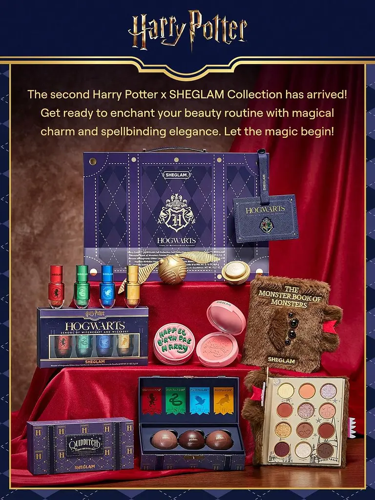 Колекційний подарунковий набір косметики Гаррі Поттер від Harry Potter Full Collection Set 2.0 Sheglam - фото 5