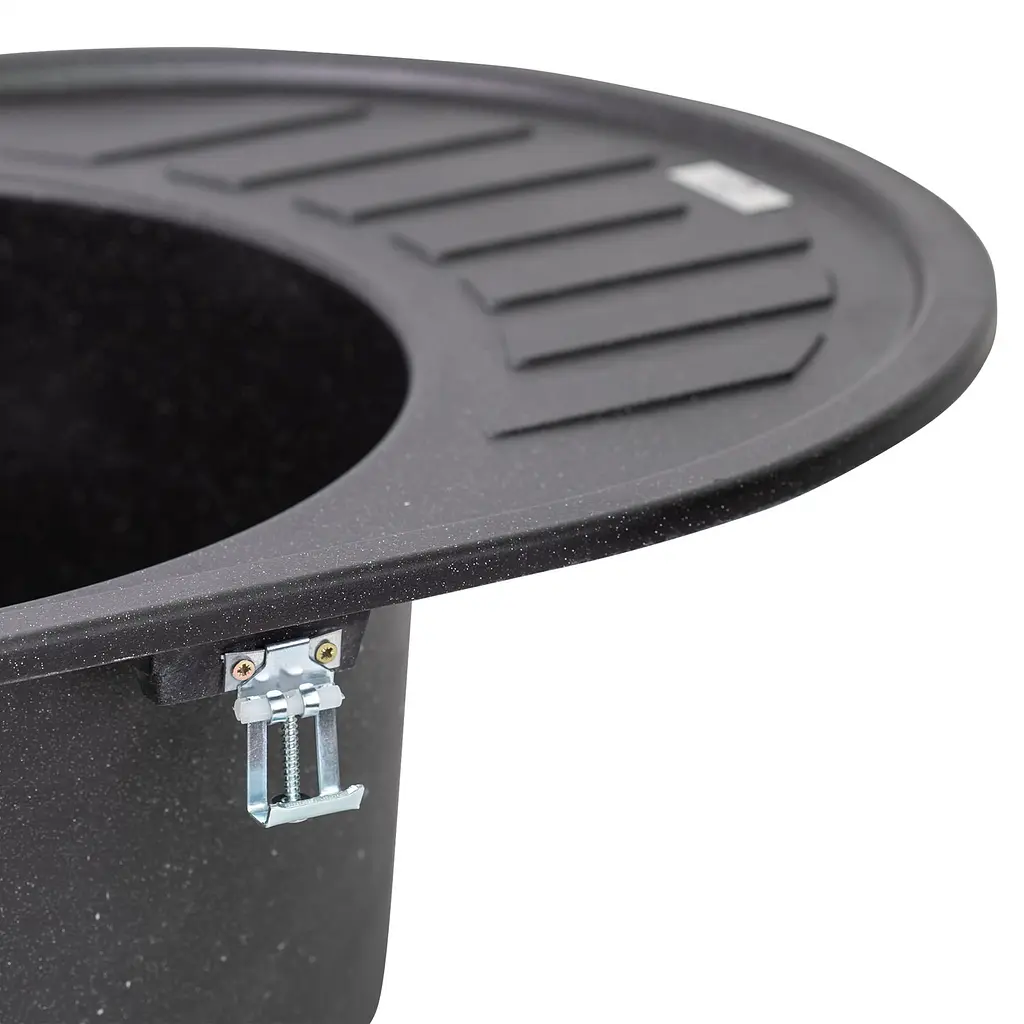 Кухонна мийка Lidz 620x500/200 BLM-14 чорний металік (LIDZBLM14620500200) - фото 4
