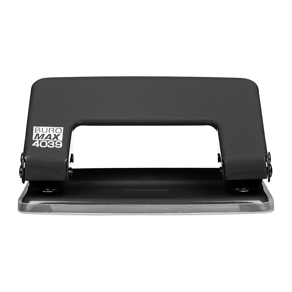 Діркопробивач Buromax металевий JOBMAX, до 10 аркушів, 100 х 55 х 50 мм, чорний (BM.4039-01) - фото 4