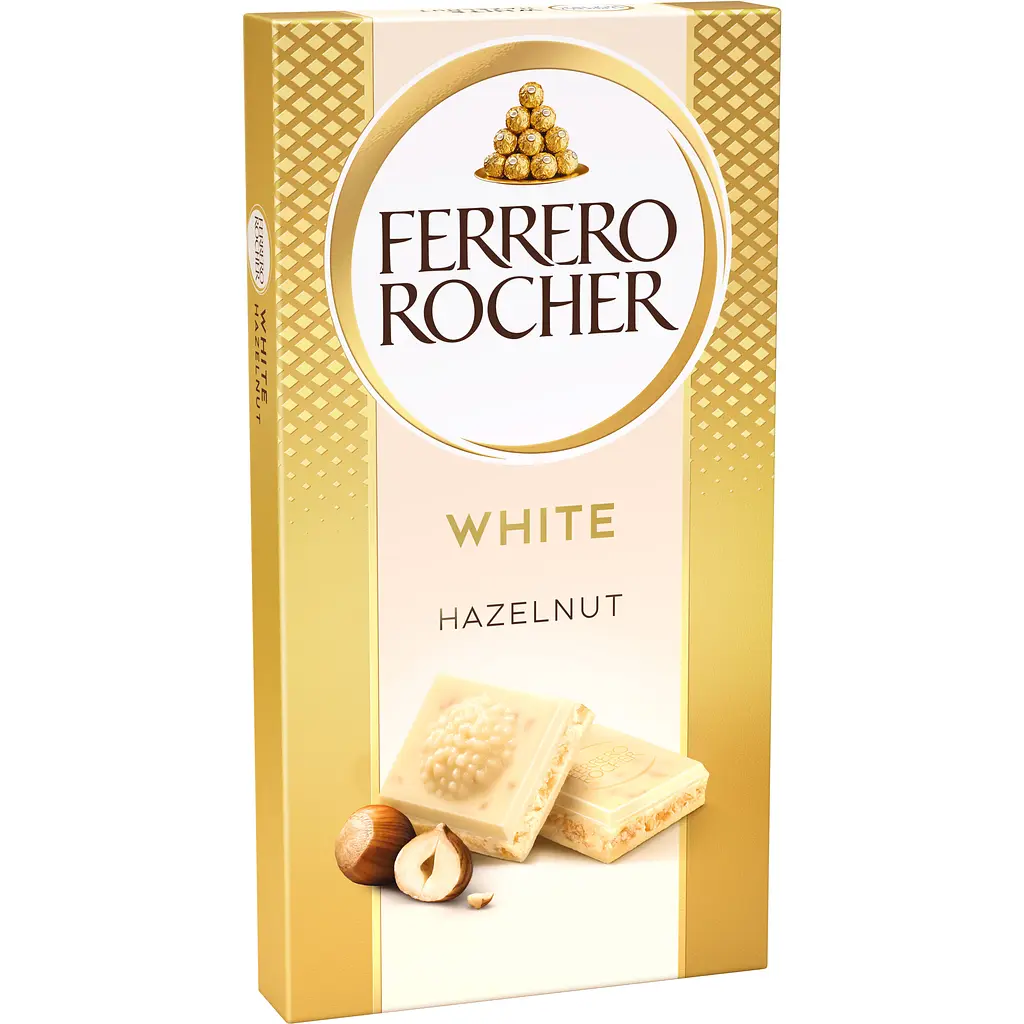 Шоколад Ferrero Rocher білий з лісовим горіхом 90 г (895509) - фото 3