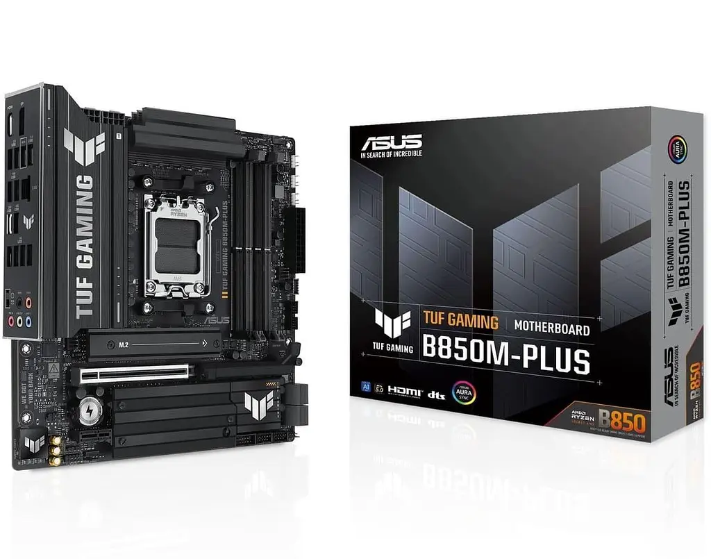 Материнська плата ASUS TUF GAMING B850M-PLUS (TUF GAMING B850M-PLUS) (Socket AM5, AMD B850, Micro-ATX) - фото 6