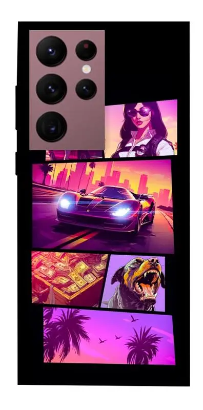 TPU чохол Demsky GTA vibes для Samsung Galaxy S22 Ultra