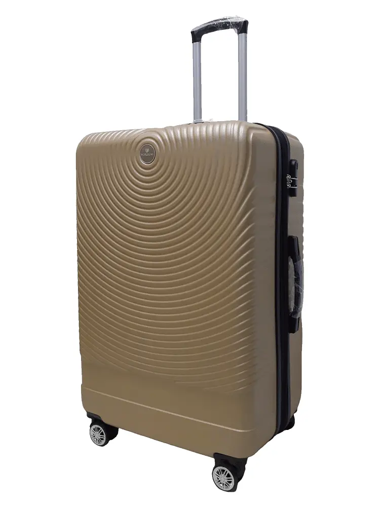 Валіза велика L ABS-пластик Worldline Airtex 652 78×52×34см 128л Шампань - фото 2