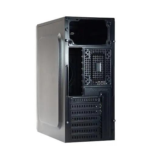 Корпус GTL T1610 Black, без БП, Mini Tower, Micro ATX/Mini ITX, 2xUSB 2.0, 370x176x410 мм, 0.4 мм, 2.6 кг - фото 2