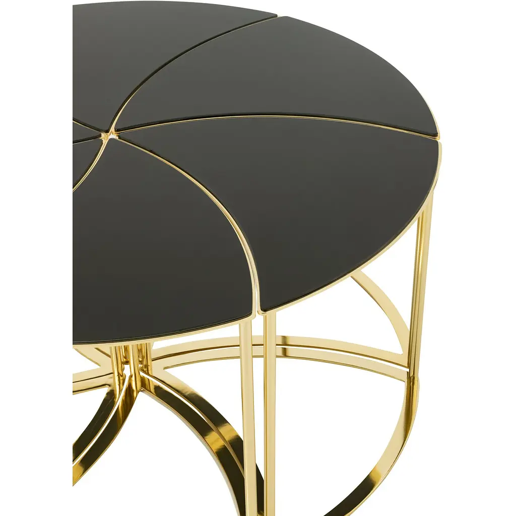 Кавовий столик J-lin торнадо золотий (35926) - фото 3