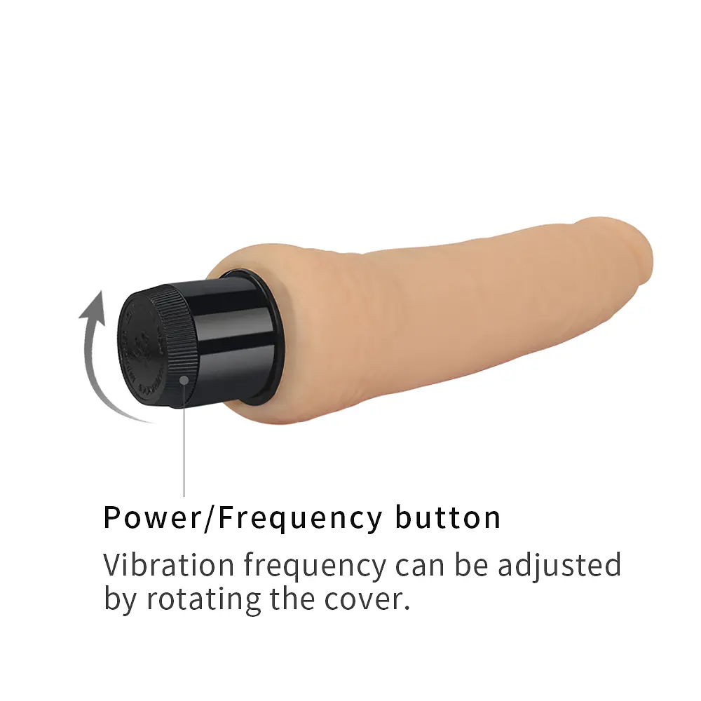 Реалістичний вібратор Xtreme Feel Vibrator Flesh тілесний - фото 4