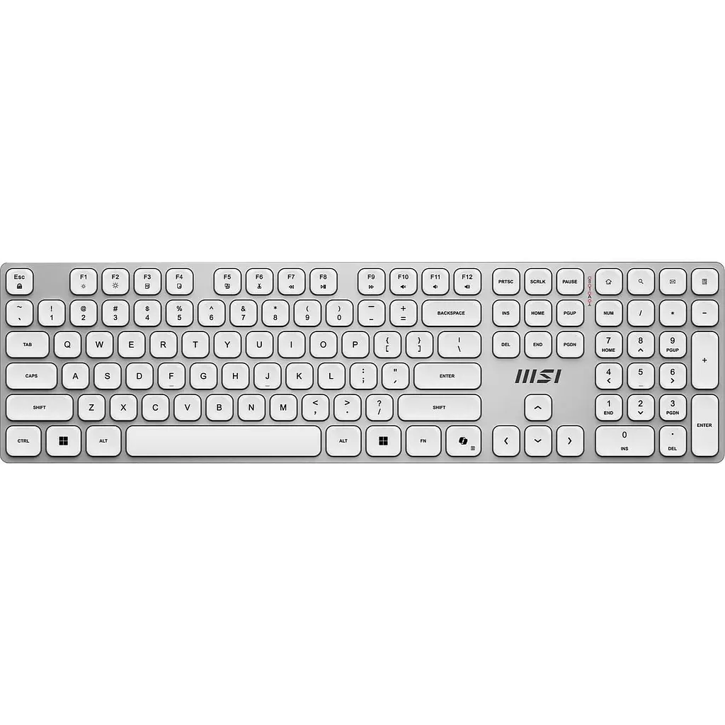 Комплект (Клавіатура та миша) MSI FORGE K210 W COMBO White UA Wireless (S11-43UA205-Y92) - фото 6