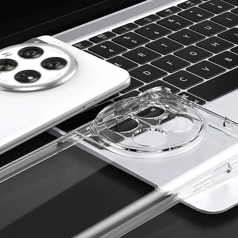 TPU чехол GETMAN Ease logo усиленные углы Full Camera для OnePlus 12 - фото 3