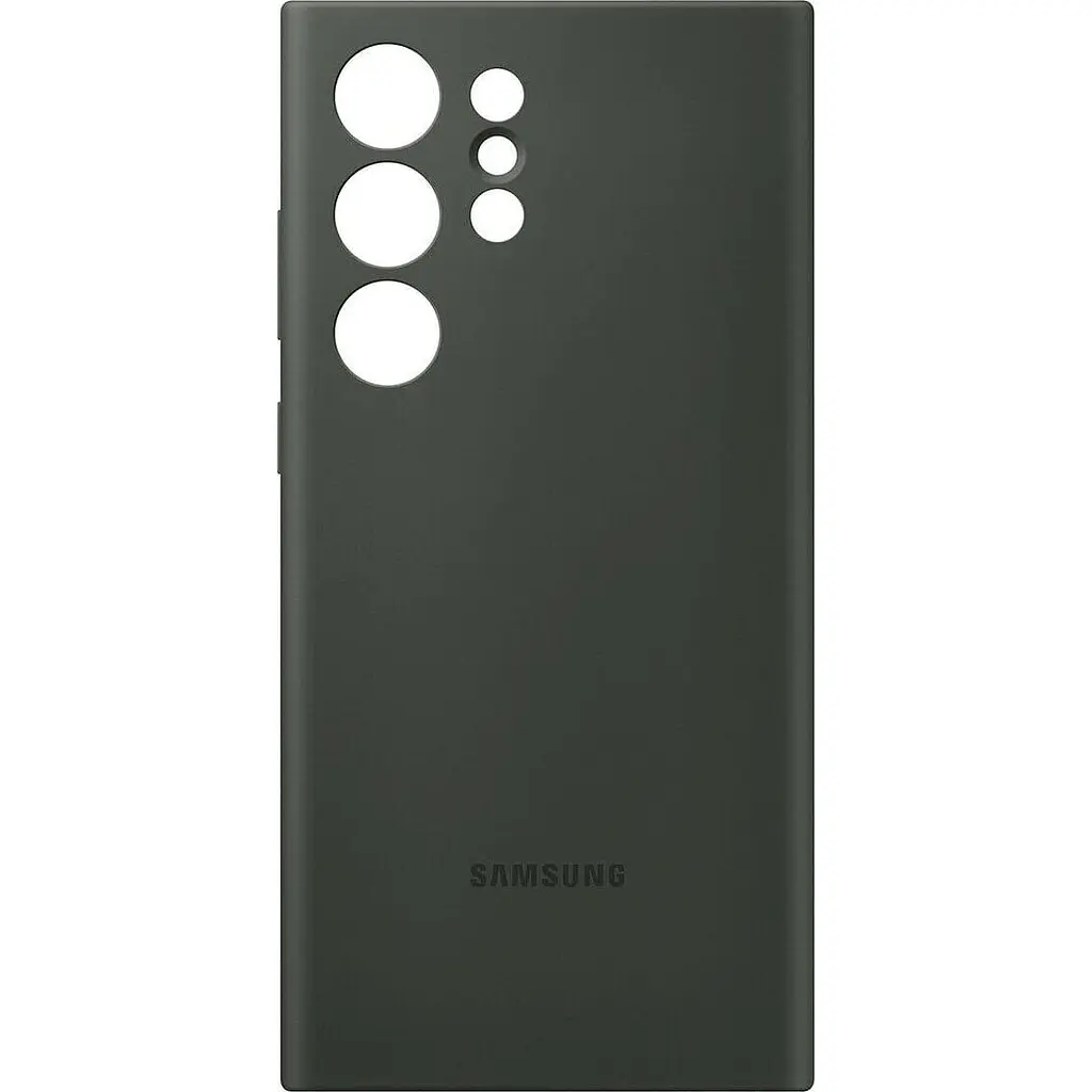 Оригінальний силіконовий чохол Samsung Silicone Case для Samsung Galaxy 23 Ultra (S918) Khaki EF-PS918TGEGRU - фото 3
