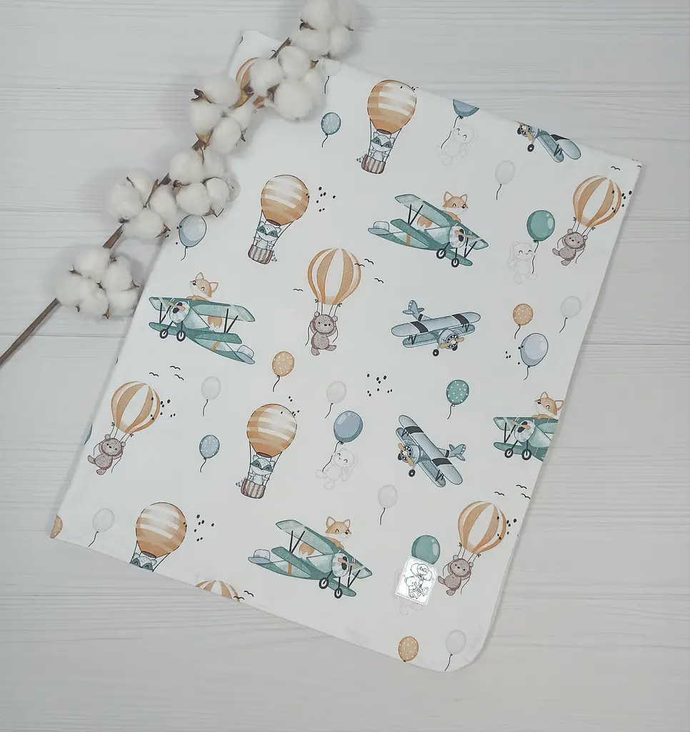 Пелюшки дитячі a.l.babybox Потяг 50х80 см 3 шт. Різнокольоровий (NA 18169995) - фото 2