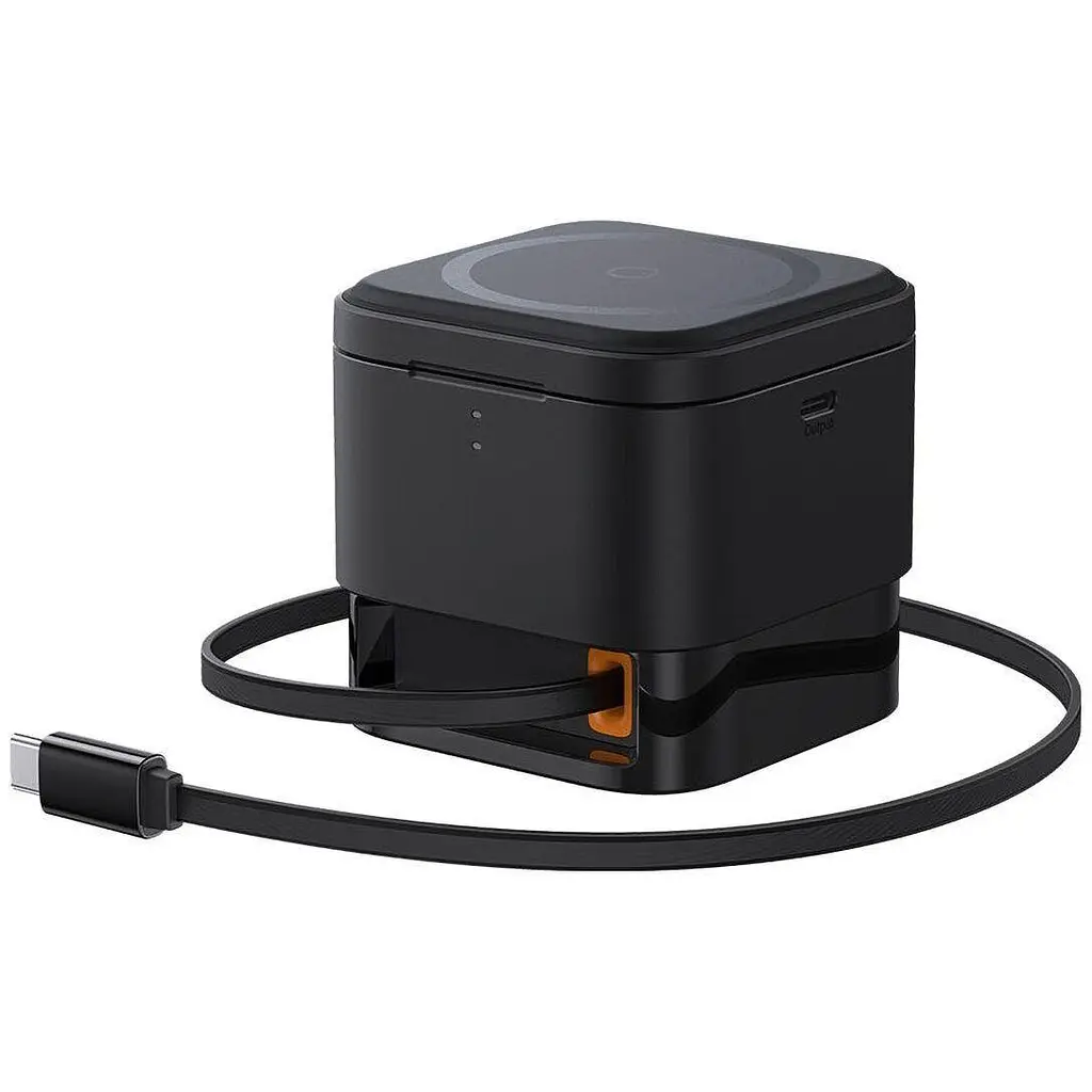 Бездротовий зарядний пристрій Baseus MagPro 2-in-1 Magnetic Wireless Charger 25 W P10264100121-00 Black - фото 2