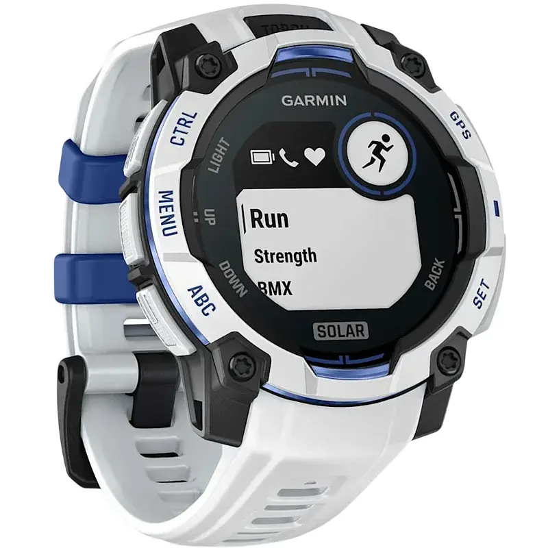 Смарт-годинник Garmin Instinct 3, 45mm, Solar, Whitestone with Whitestone Band, GPS смарт-годинник (010-02934-03) - фото 2