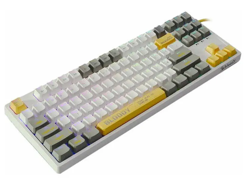 Клавіатура A4Tech Bloody S87 Energy White (4711421993708) - фото 4