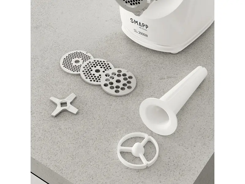 Електром'ясорубка SMAPP 489.8 White - фото 4