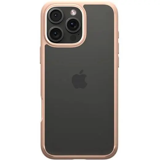 Прозрачный чехол Spigen Ultra Hybrid Rose Titanium для iPhone 16 Pro Max (ACS08688) - фото 2