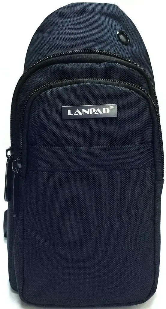 Чоловіча сумка тканинна Lanpad Синя