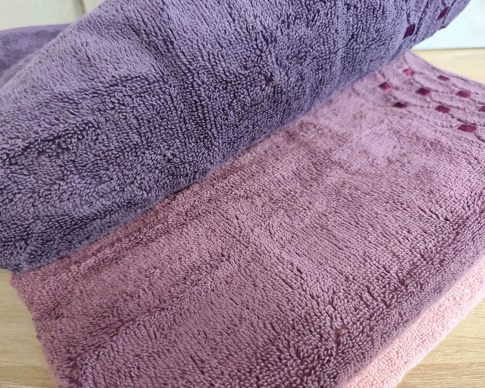 Набір махрових турецьких рушників Zeron 3 штуки 70х140 Microcotton Puanli Desen - фото 6