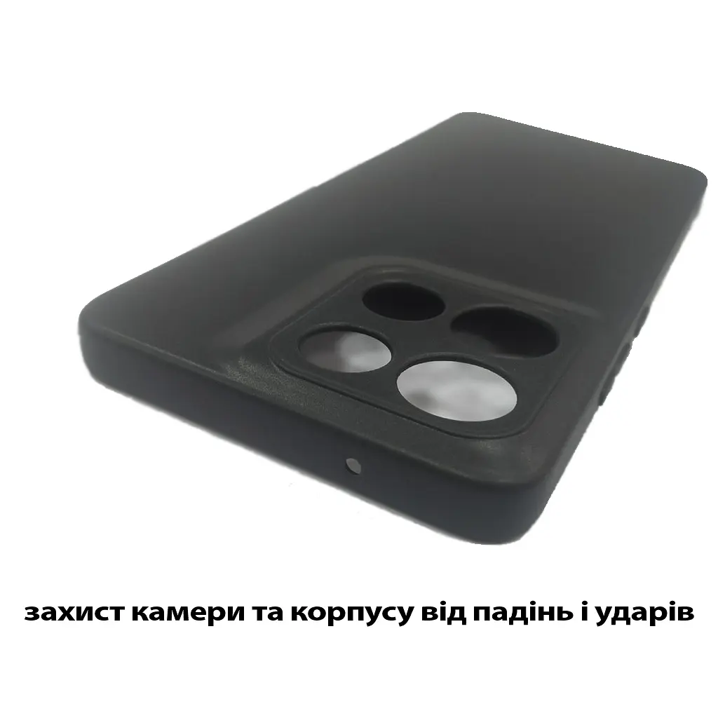 Чохол до мобільного телефона BeCover Silicone Motorola Moto G86 Black (713768) - фото 5