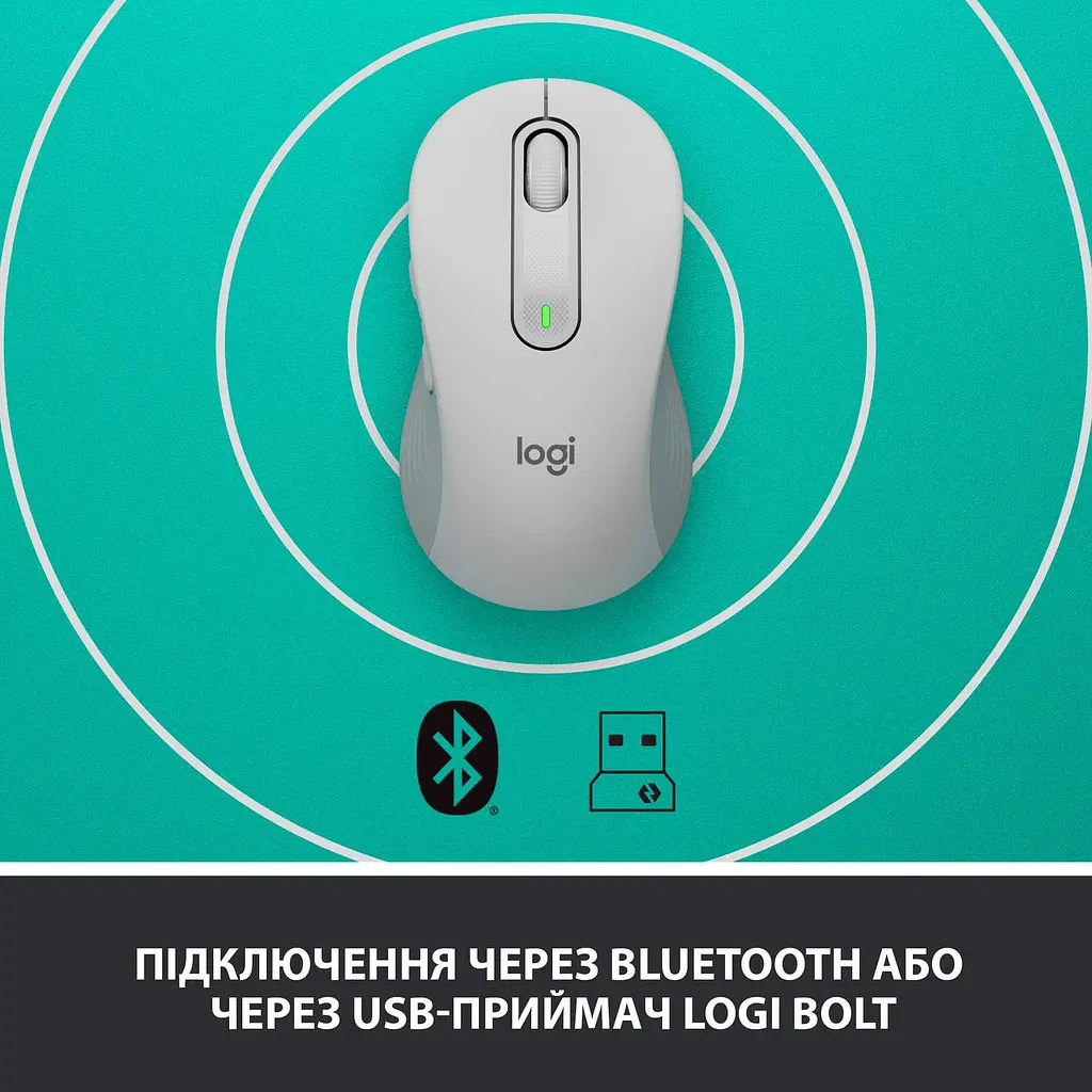 Бездротова миша Logitech Signature M650 Wireless Off-White (910-006255) - фото 5