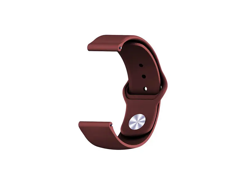 Ремінець BeCover Sport Band Dark Red for Amazfit Bip / Amazfit Bip Lite / Amazfit Bip S Lite / Amazfit GTR 42mm / Amazfit GTS / Xiaomi TicWatch S2 / Xiaomi TicWatch E (706189) - фото 2