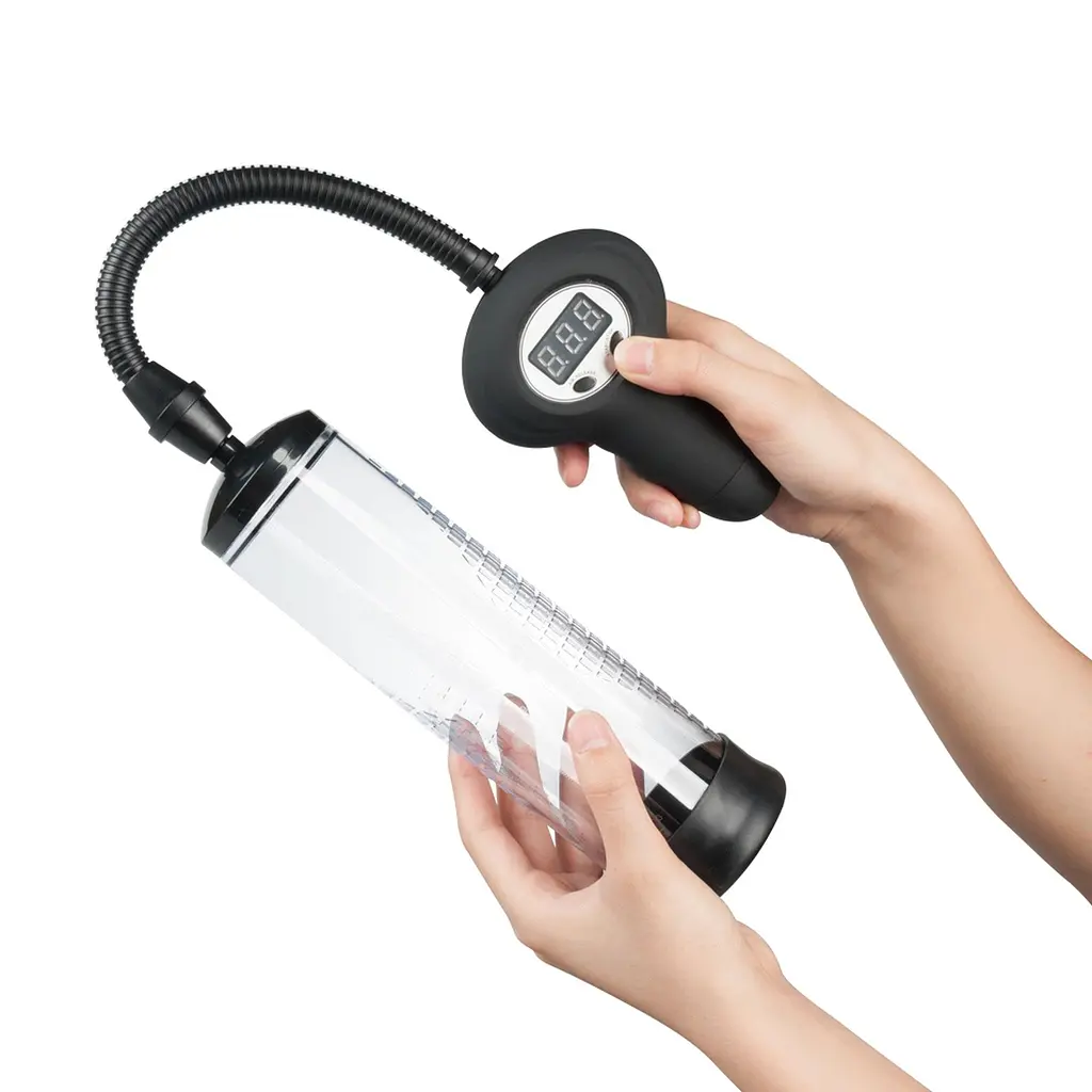 Вакуумна помпа для пеніса B - Series Power Powerpump Electric Vacuum Pump (прозорий) - фото 5