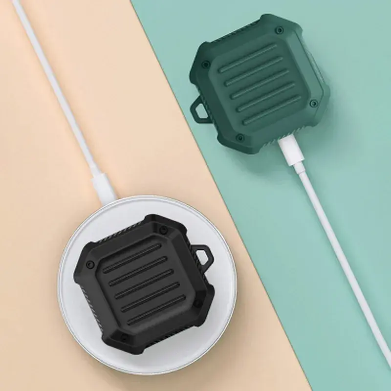 Чохол для навушників BeCover Protective TPU для Samsung Galaxy Buds FE SM-R400 Dark Green (710103) - фото 3