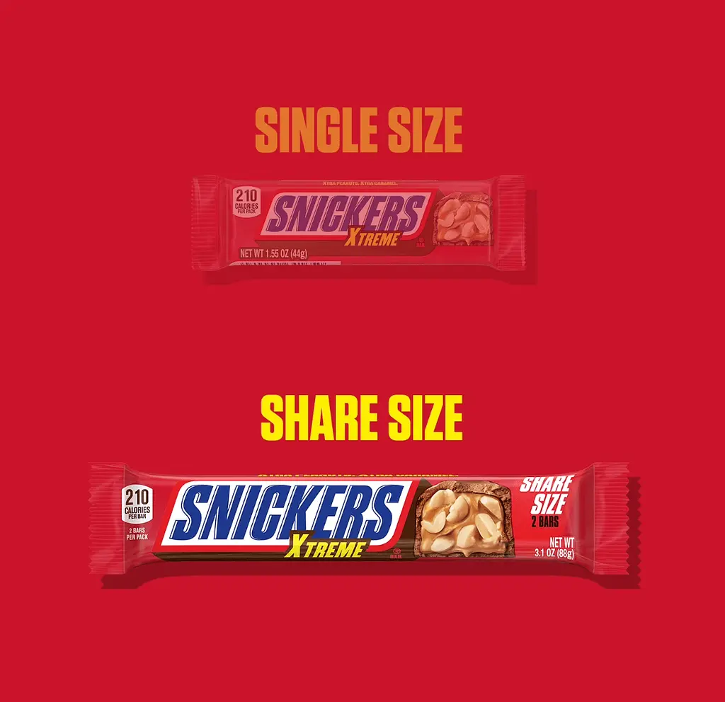 Шоколадний батончик Snickers Xtreme Peanut and Caramel Share Size 88 г - фото 3
