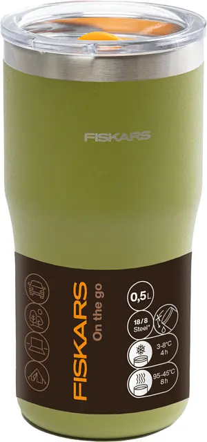 Термокухоль Fiskars On-the-go 0.5 л кропива (1078763) - фото 6