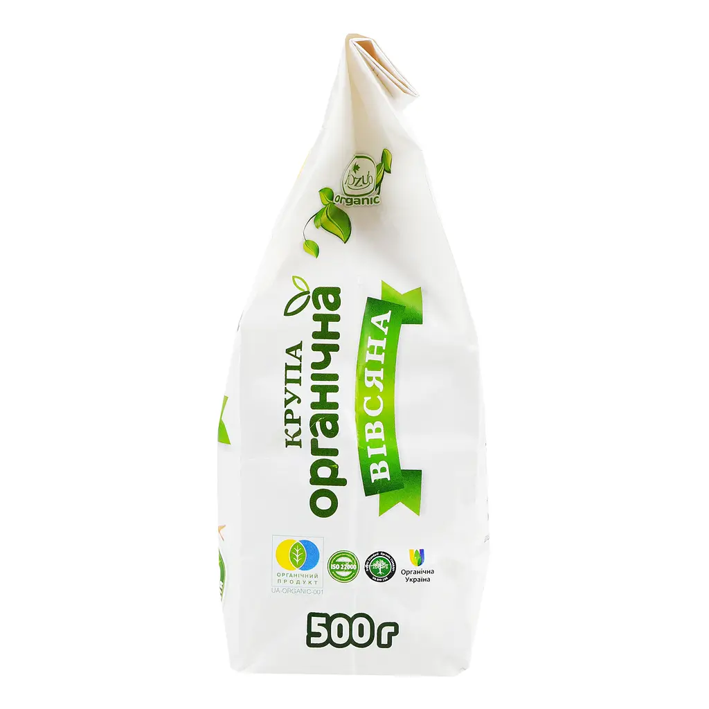 Крупа Козуб продукт Вівсяна органічна, 500 г (575968) - фото 4