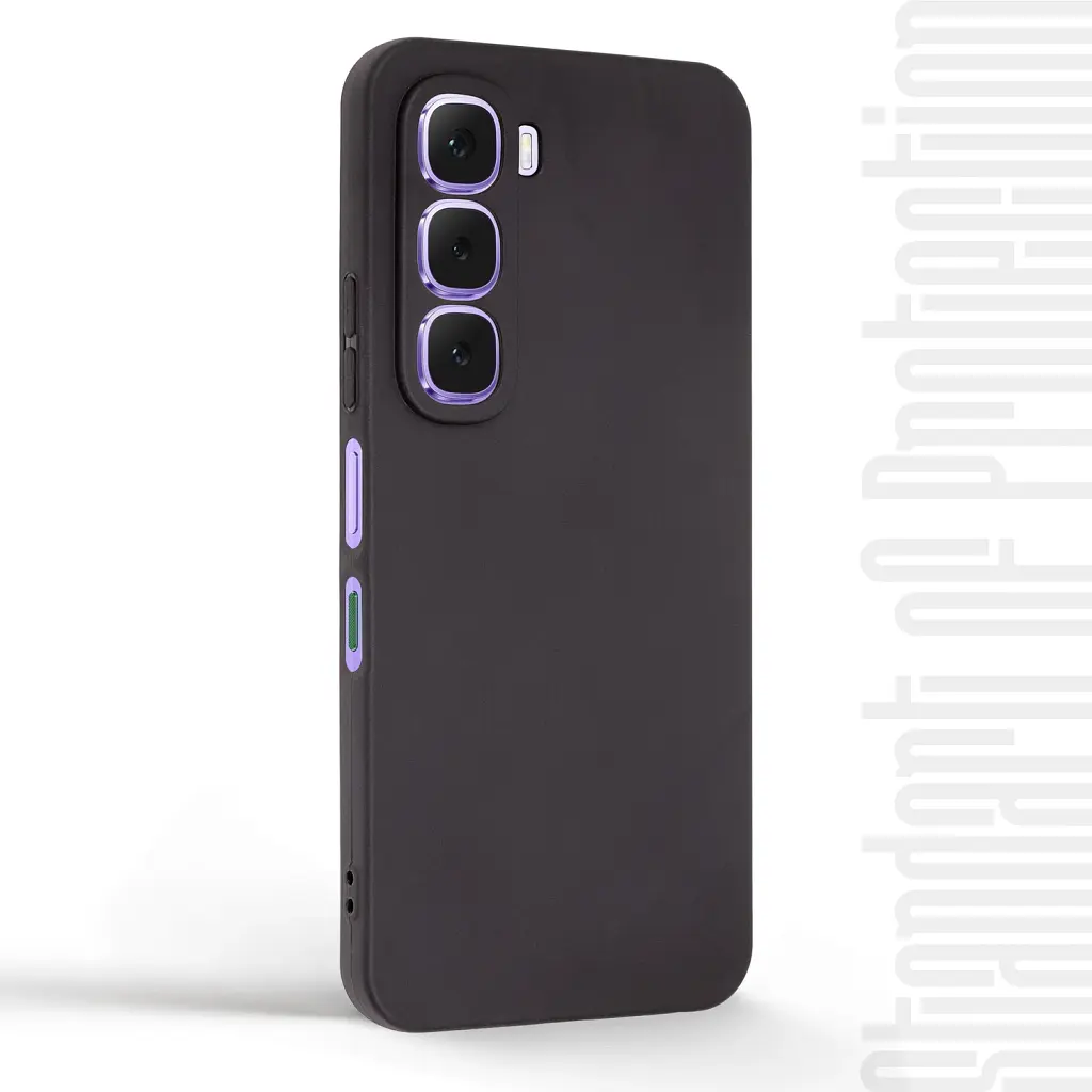 Чохол ArmorStandart Matte Slim Fit для Infinix Hot 60i 4G Camera cover Black - фото 2