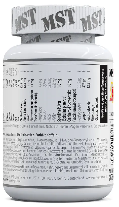 MST® Вiтамінно – Мінеральний Комплекс Vitamin Kick - 60 таблеток - фото 3
