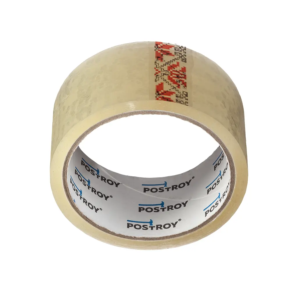 Пакувальна клейка стрічка Postroy 100 м × 45 мм (101-044) - фото 2