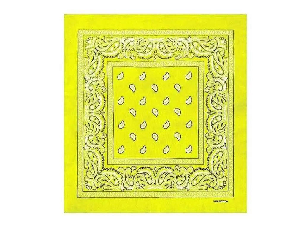 Бандана SHAPKI жовтий класична арт.1-14 р.55x55