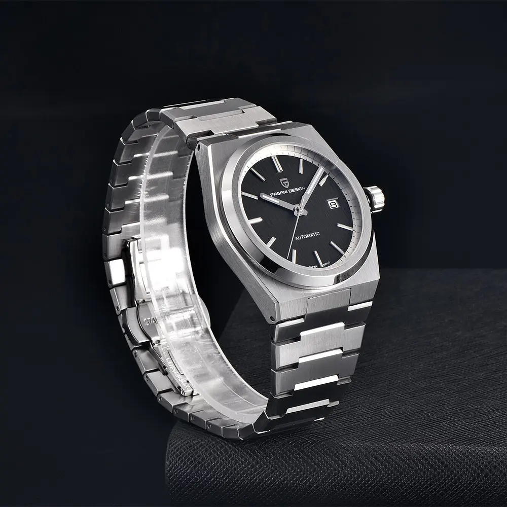 Чоловічий наручний годинник PD-1753 Silver-Black Pagani Design acs0031190 - фото 2