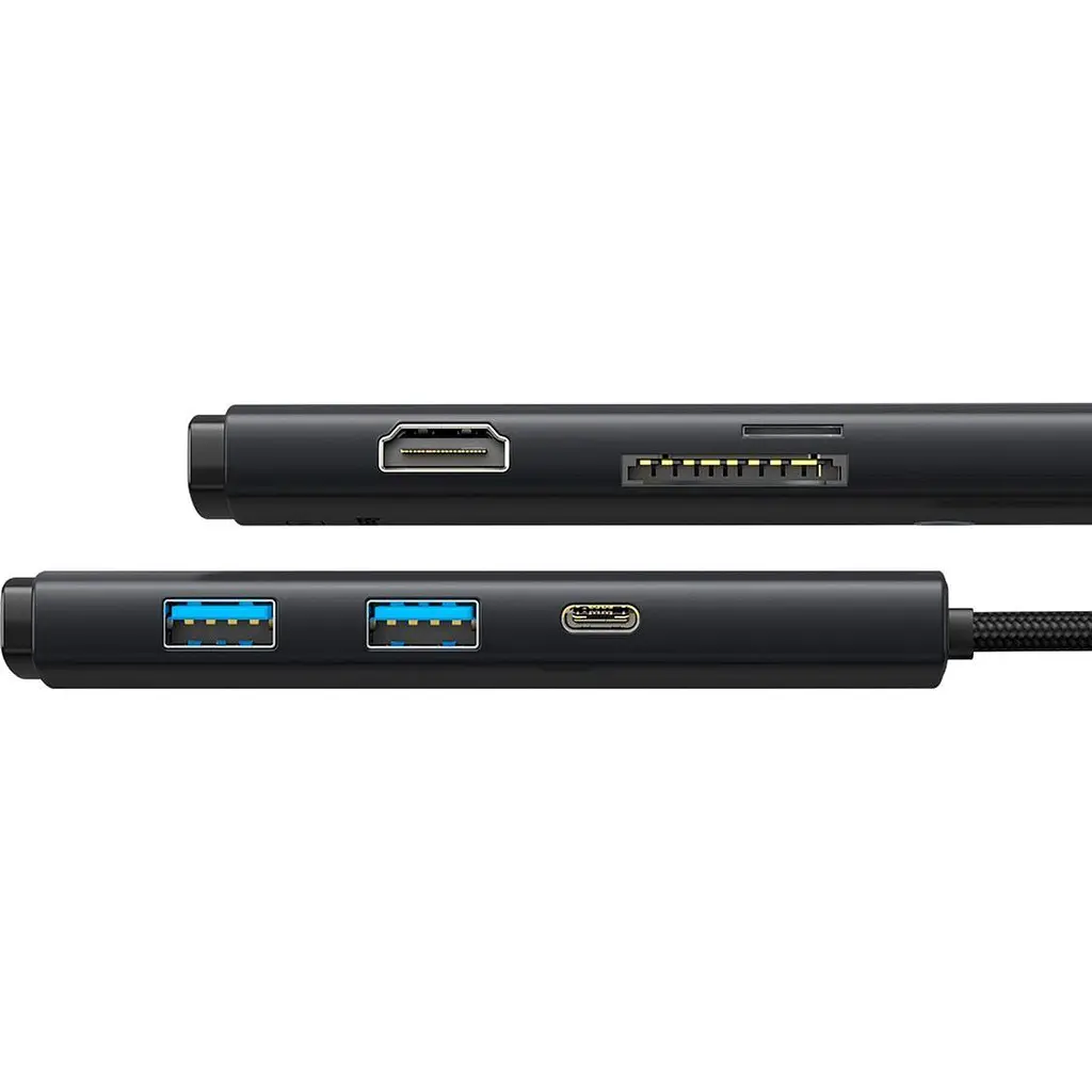 USB-хаб Baseus Lite Series 6-Port Type-C PD Hub (WKQX050101) [77934] - фото 5