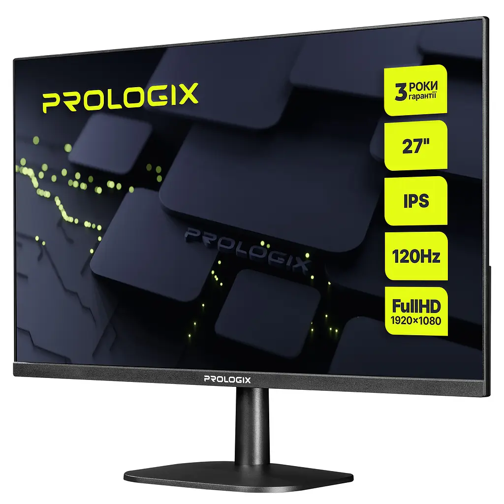 Монітор Prologix 27" P2725HV IPS Black 120Hz - фото 3