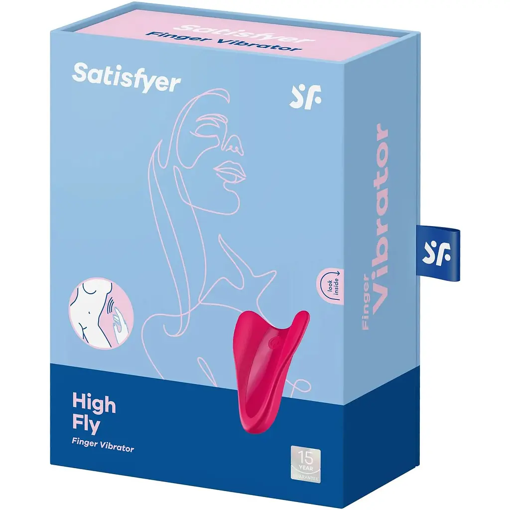 Вібратор на палець Satisfyer High Fly Red - фото 6