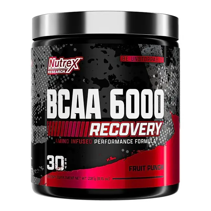 Амінокислота BCAA Nutrex Research BCAA 6000, 255 грам - Фруктовий пунш