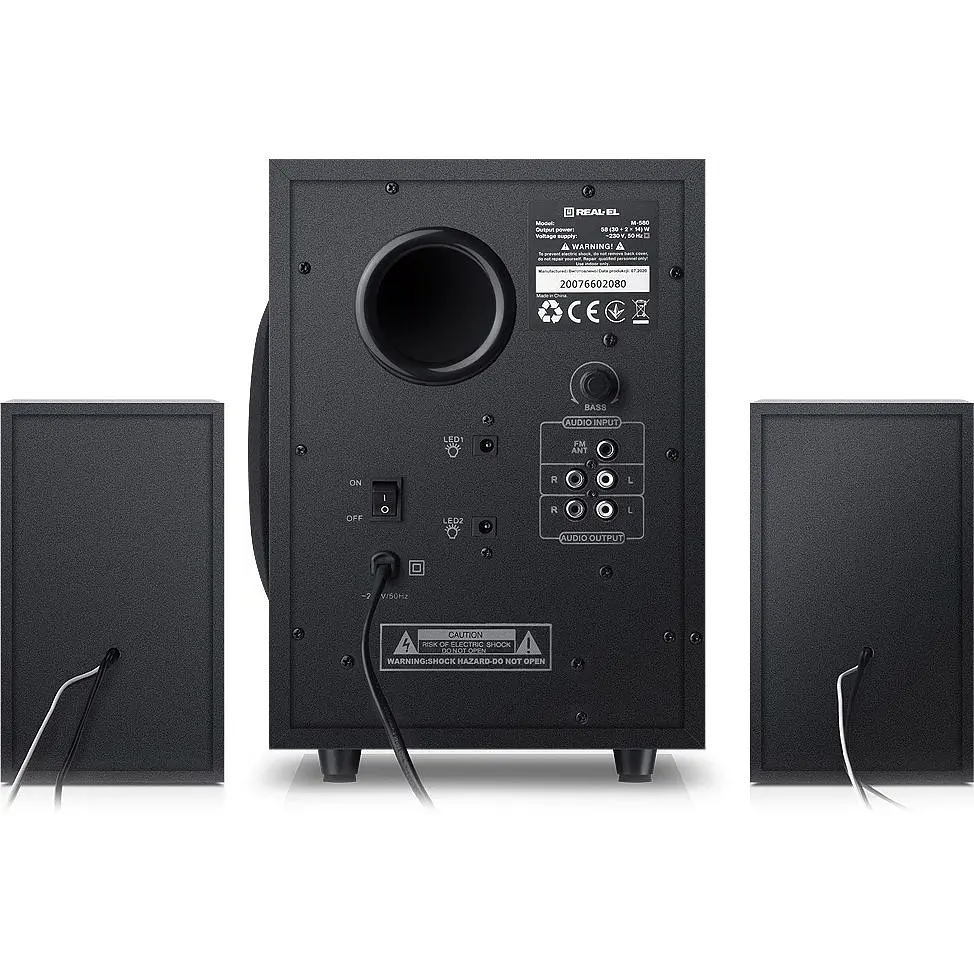 Акустична система Real-El M-580 Black [EL121300012] [82708] - фото 5