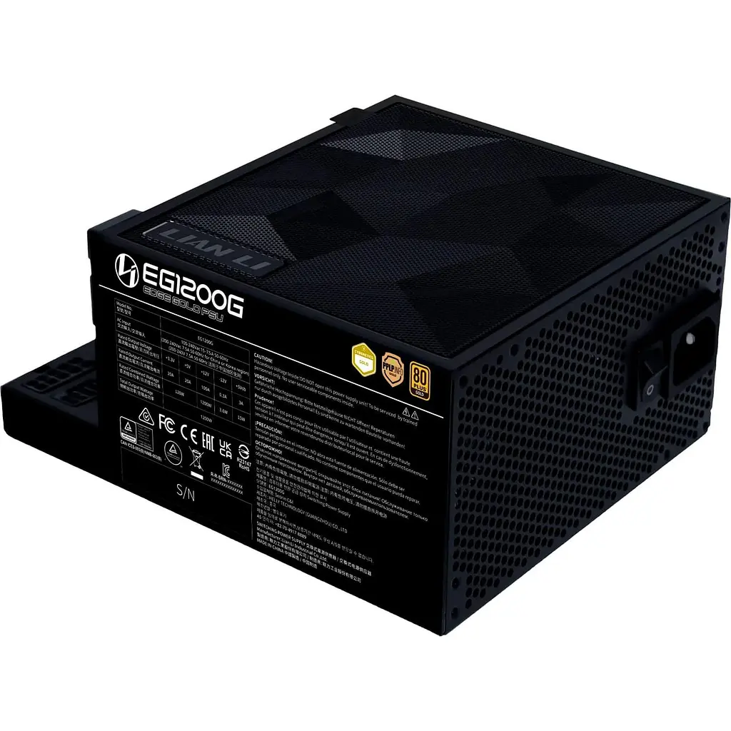 Блок живлення Lian Li Edge Gold 1200W (G9P.EG1200G.BH00.EU) Black (G9P.RS1200G.BH00.EU) - фото 10