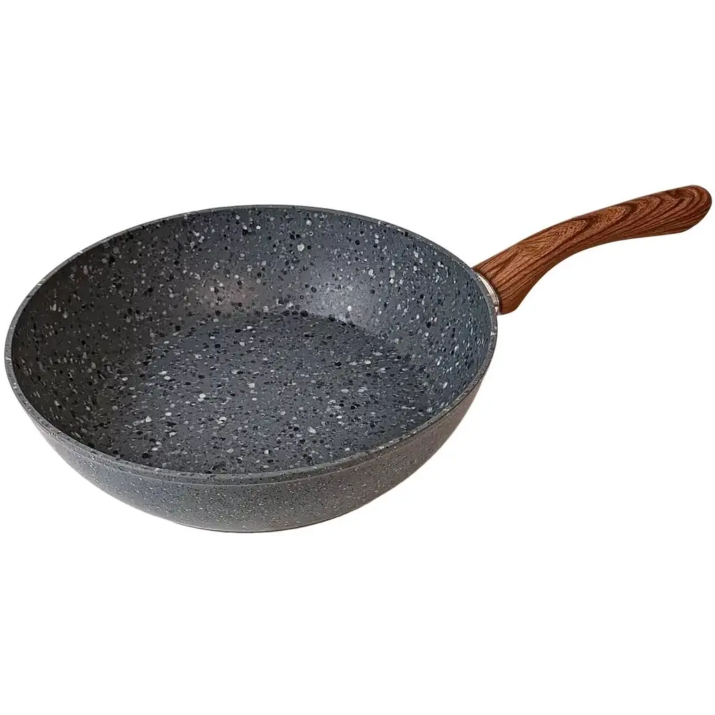 Сковорода глибока Gusto GT-2103-28 покриття Granite 28x7.3 см (77333) - фото 2