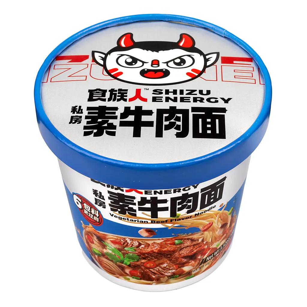 Локшина швидкого приготування ShiZu Energy Beef, 116г - фото 3