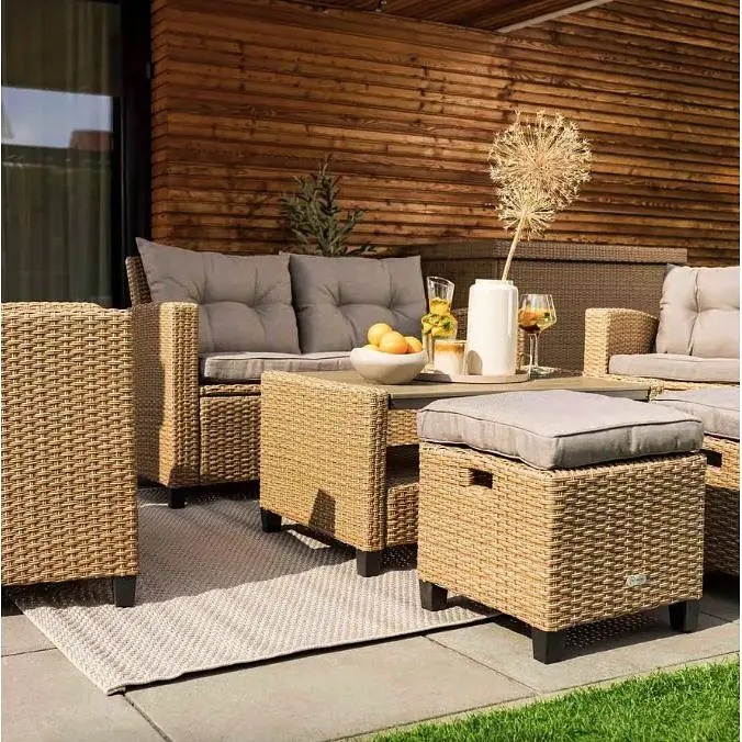 Набор садовой мебели Di Volio Firenze бежевый/светло-серый - фото 5