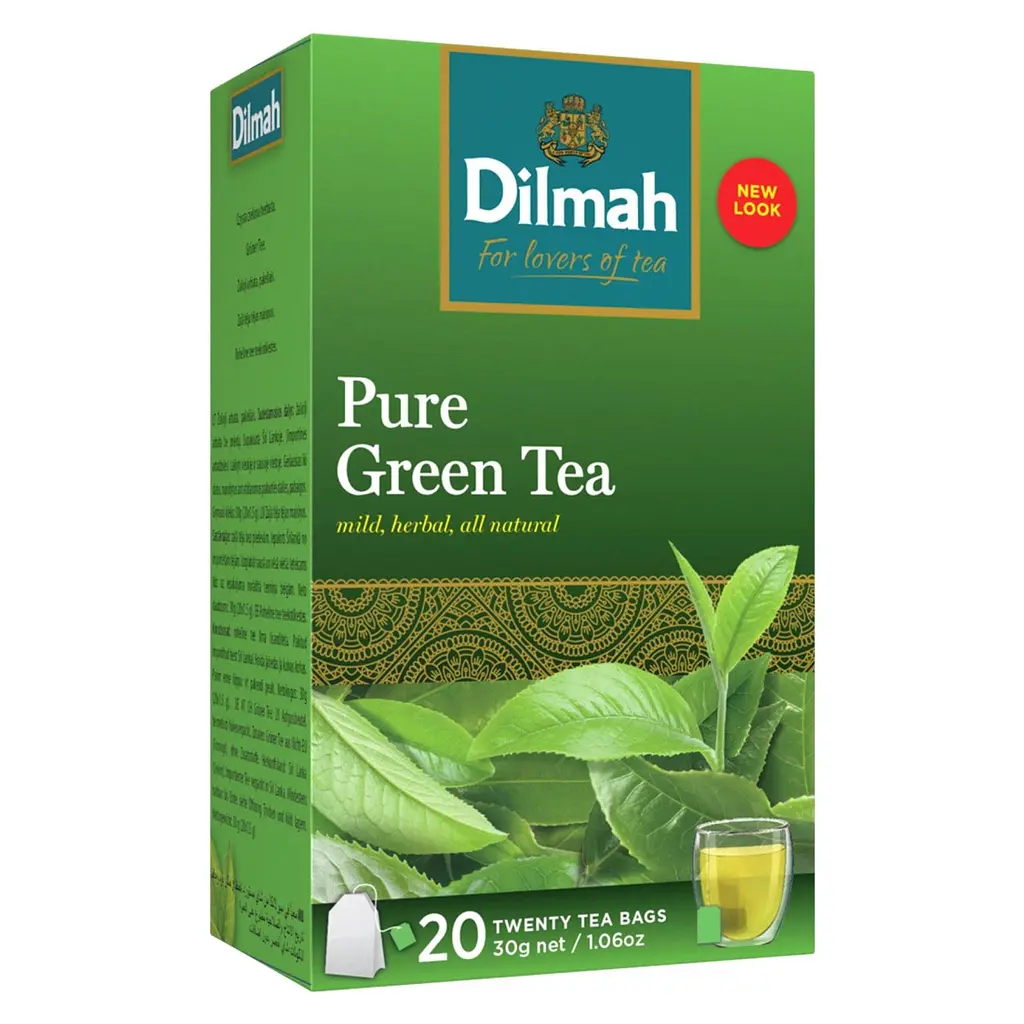 Зелений чай Dilmah Pure Green 30 г (9312631142433)