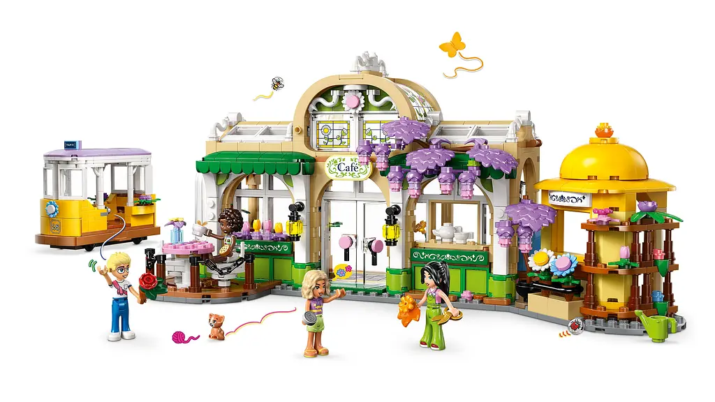 Конструктор LEGO Friends Кофейня с растениями и цветочный магазин 1138 деталей (42671) - фото 5