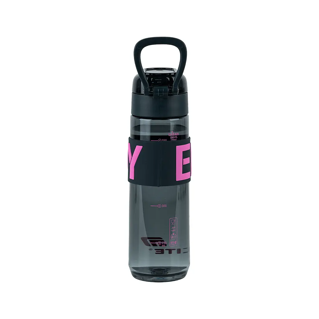 Пляшка для води Kite 680 мл чорно-рожева (K25-1233-3) - фото 2